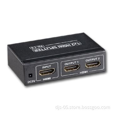 1 x 2 HDMI Splitter, CE and FCC Certified, Supports 1080P, HDCP Compliant